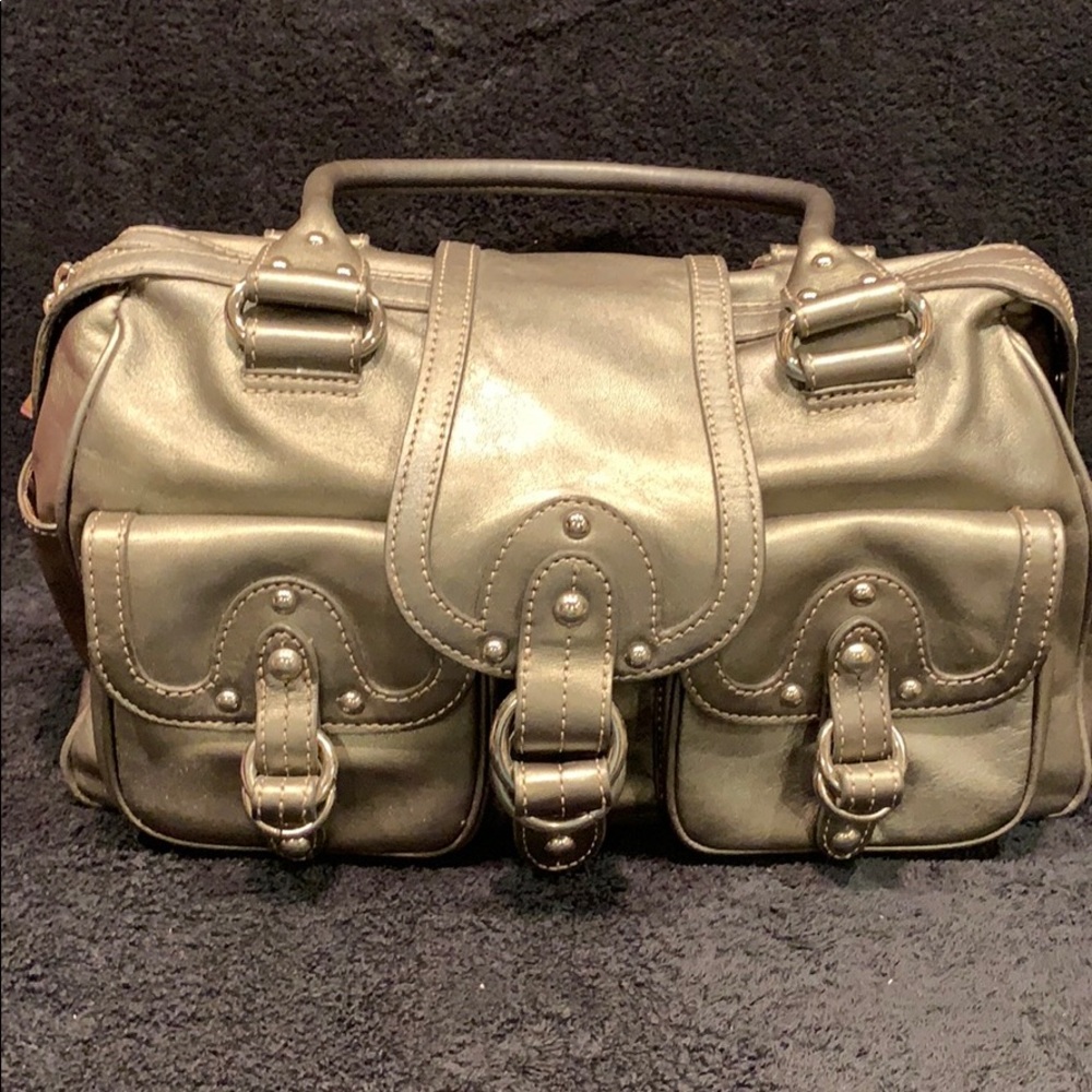 Mila Paoli leather satchel